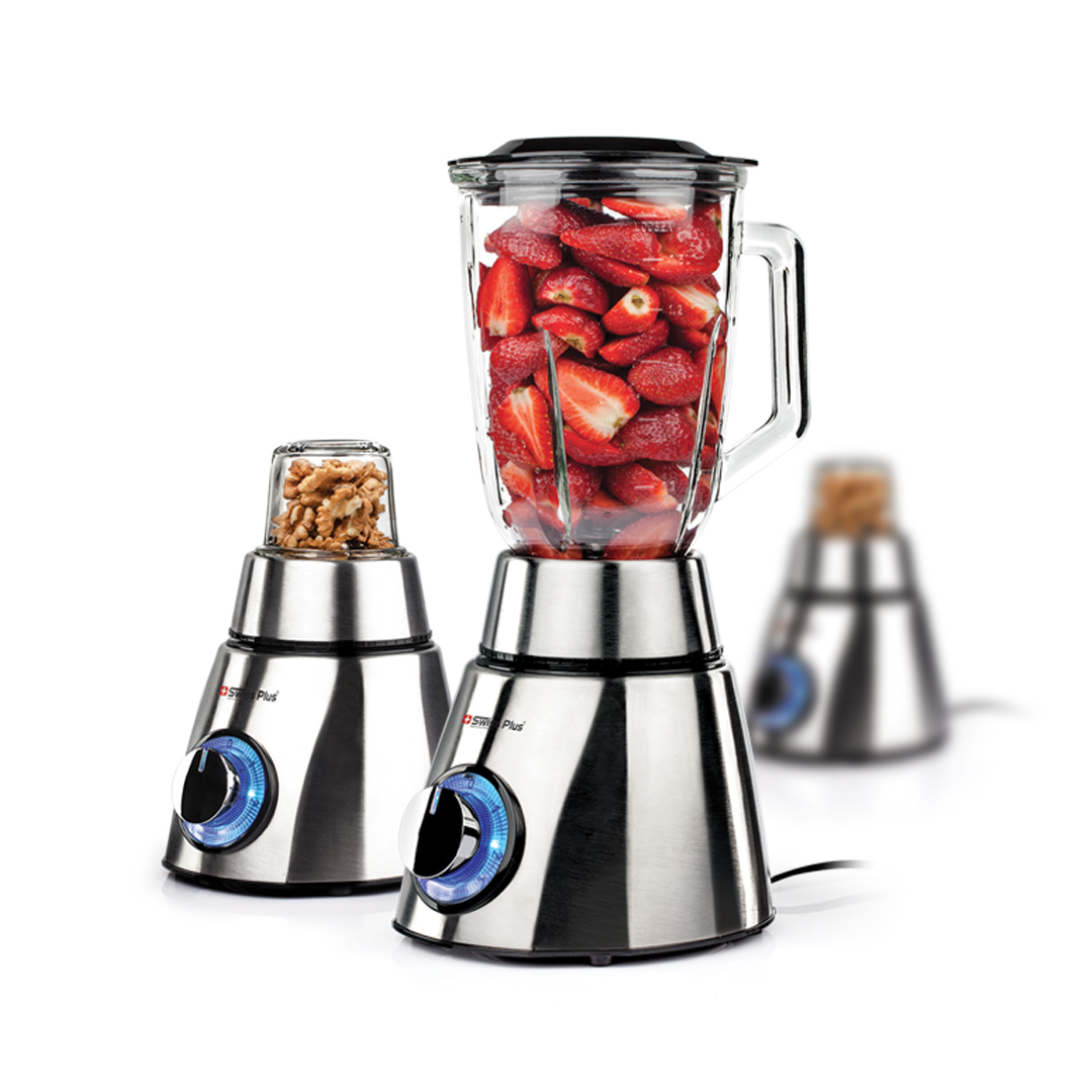 آسیاب و مخلوط کن استیل سوئیس پلاس SBM-340S