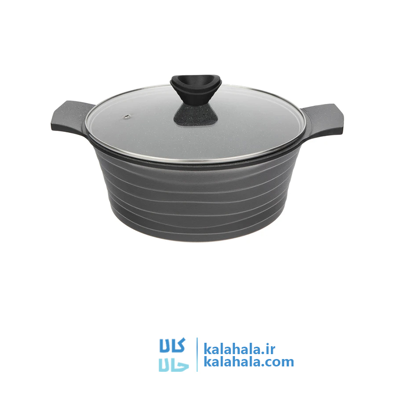 قابلمه دسینی ریخته گیری در شیشه مدل رجینا گرانیت سایز 24