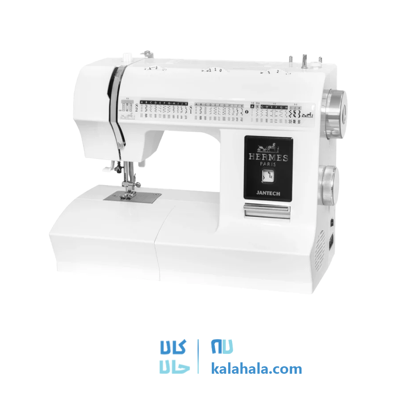 چرخ خیاطی جانتک مدل HERMES SILVER