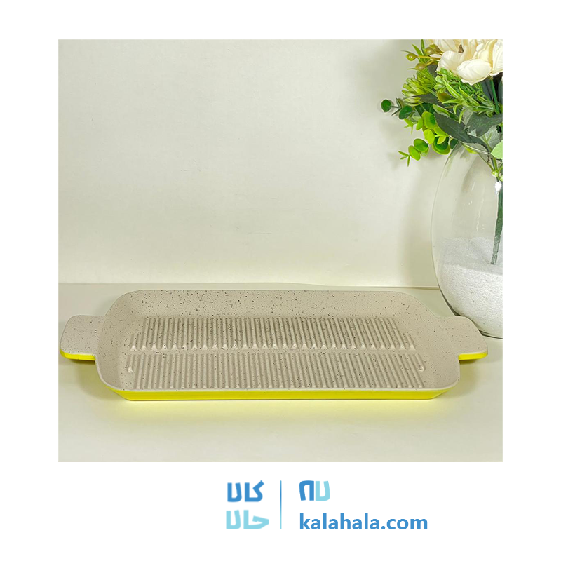 سینی مستطیل پیلو سایز 32 چدن چند رنگ مولتی کالر پیلو