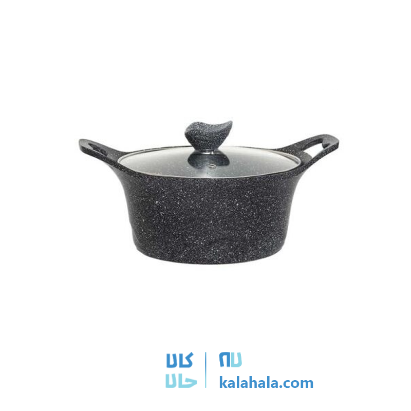 قابلمه درب دار سایز ۱۸ زندگی مشکی